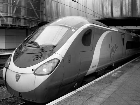 Virgin train at Birmingham